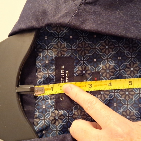 Men's jacket, very dark grey - Picture 9 of 10